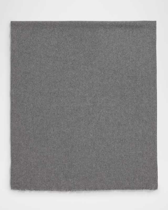 Wide Classic Wool Scarf